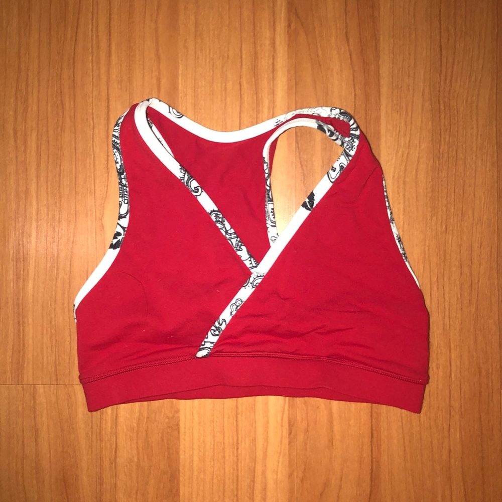 Lululemon Red Sports Bra